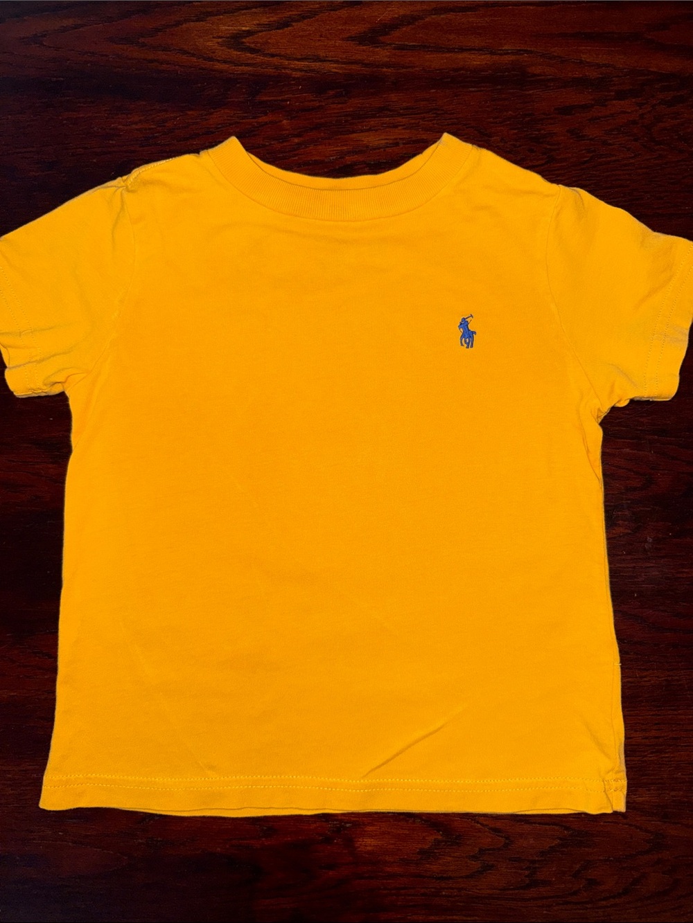 Polo by Ralph Lauren Kids Bright Yellow Tee with Blue Pony